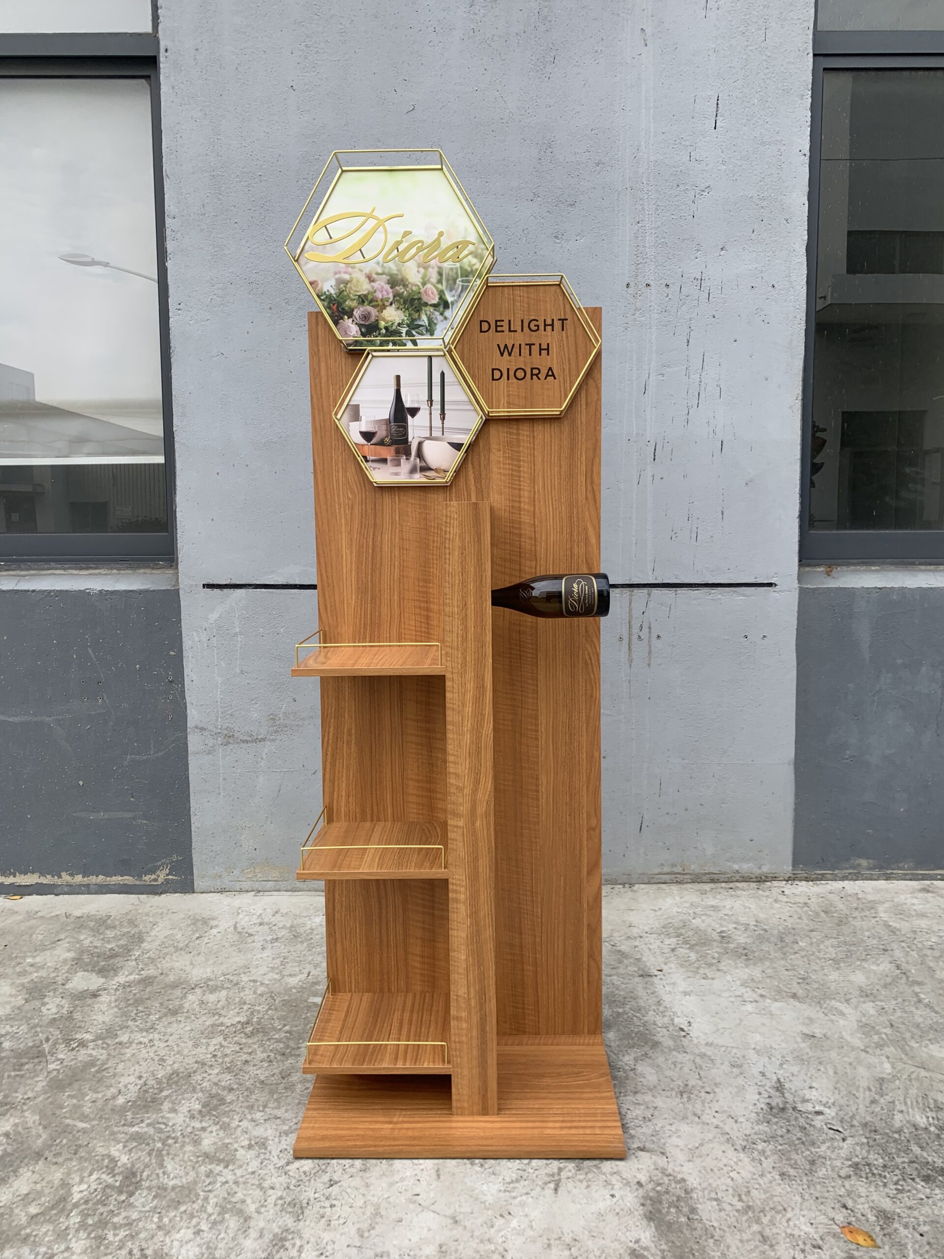 Wooden Display for Alcohol