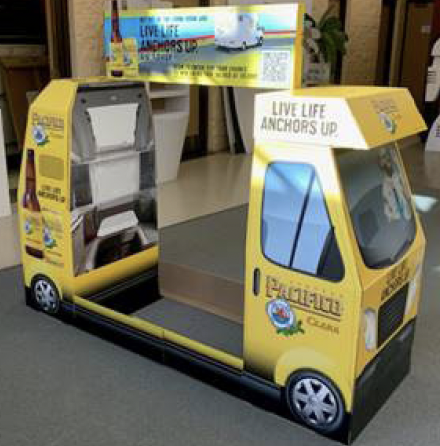 Corrugate beer display